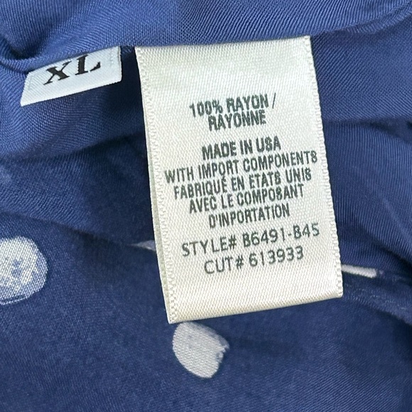 Cloth & Stone Polka Dot Midi Ruffle Bottom Sleeveless Women’s Dress Size XL EUC! - Picture 8 of 9